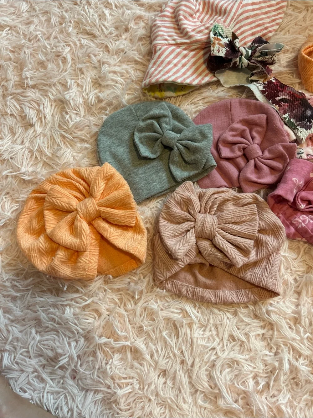 baby hat/headband bundle